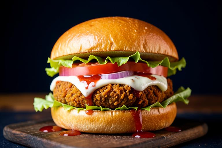 Hamburguesa de falafel